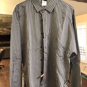 Just Cavalli Grey / Black Shirt size XXL 40
